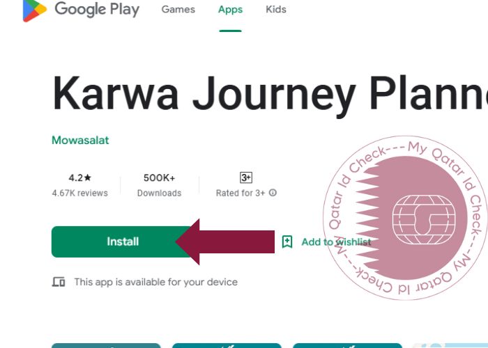 Download the Karwa Journey Planner